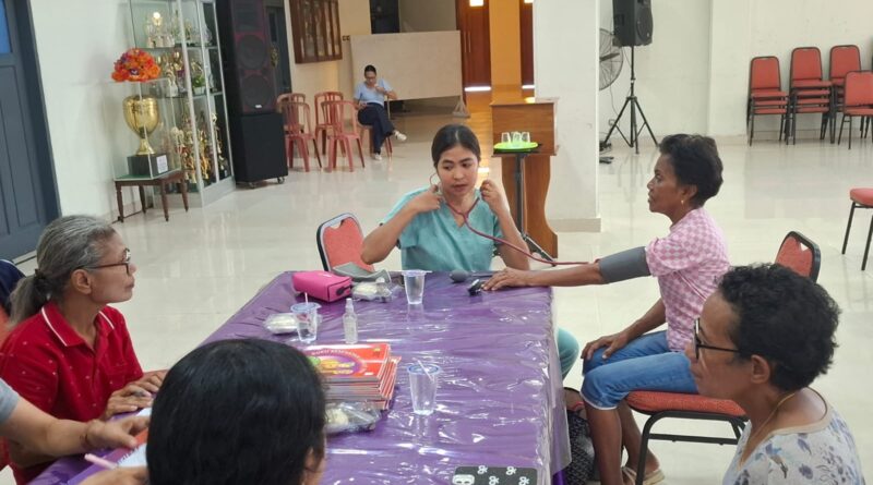 Judul: GPM Silo Gelar Pemeriksaan Kesehatan bagi Warga Gereja Senior sebagai Bentuk Kepedulian terhadap Kesehatan Jemaat